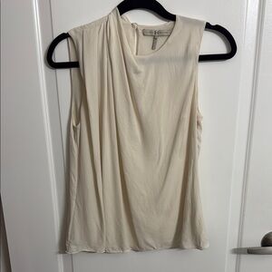 Halston Heritage Asymmetric Sleeveless Blouse